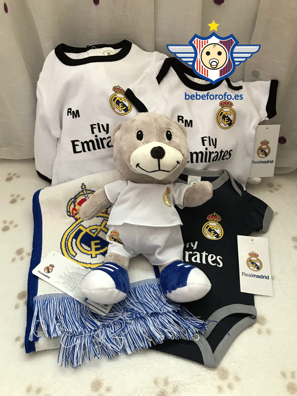 Pack regalo bebe Real Madrid