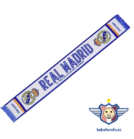 Bufanda Real Madrid Oficial BallenaEstelar.es